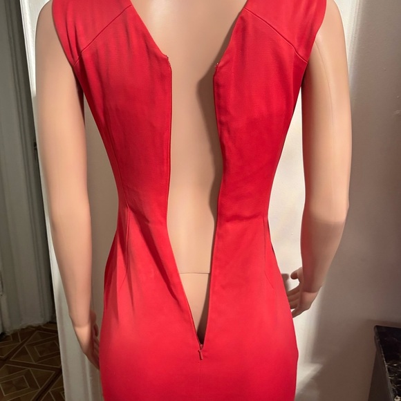 REISS Women’s Red Fitted Sheath Mini Dress - Picture 11 of 16